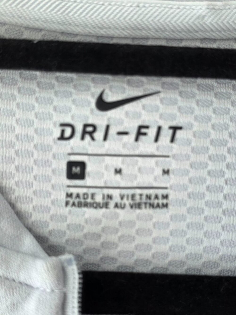 NIKE Women's Dri-FIT Blade Sleeveless Golf Polo | Medium | 1/4 Zip Gray NEW - Picture 4 of 10